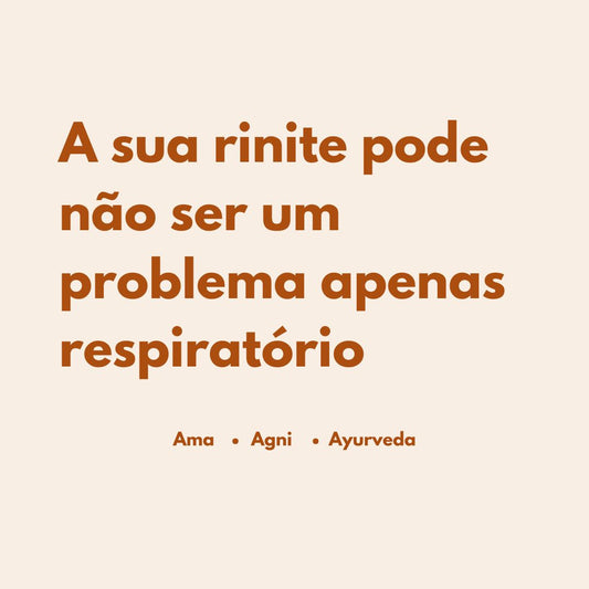 A sua rinite pode não ser um problema apenas respiratório
