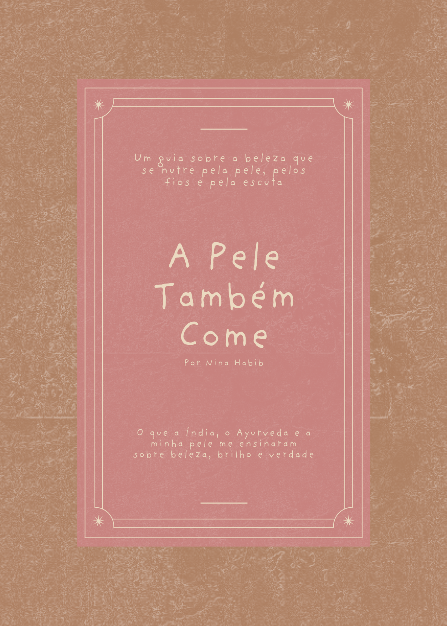Livro: a pele também come
