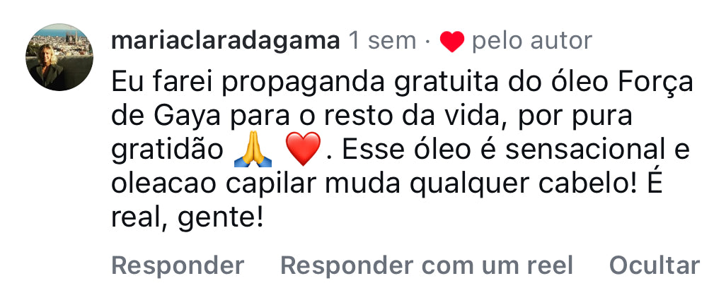 Edição Especial: Força de Gaya com óleo de gergelim!