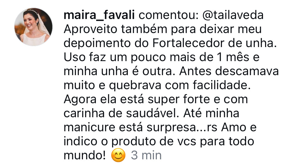 Óleo Fortalecedor de Unhas