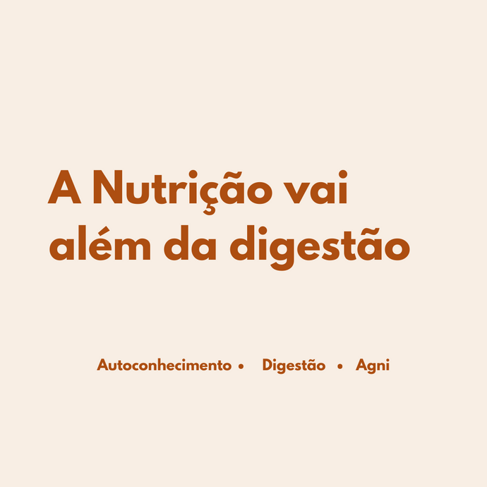 Nutrição vai além da alimentação