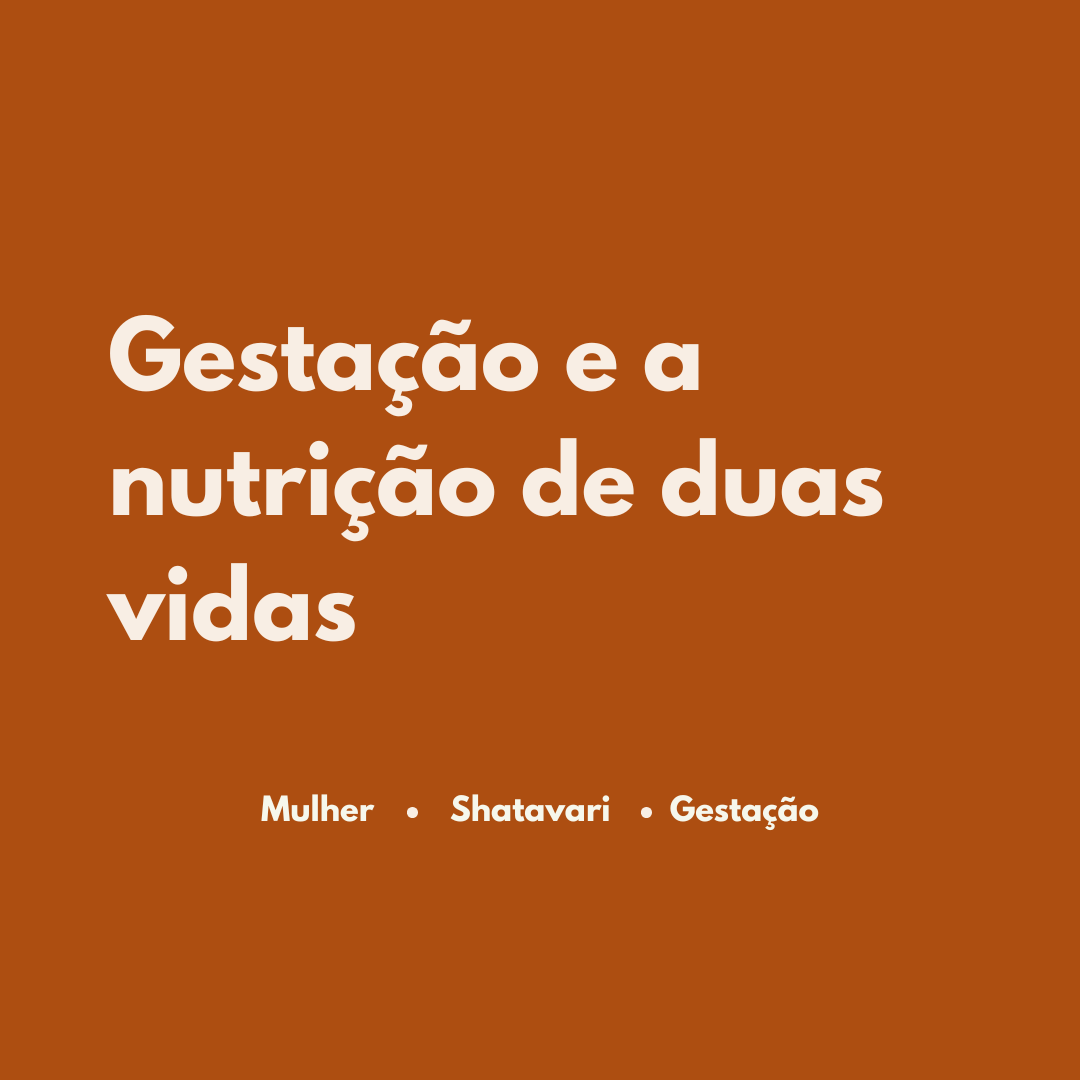 Gestação e a nutrição de duas vidas