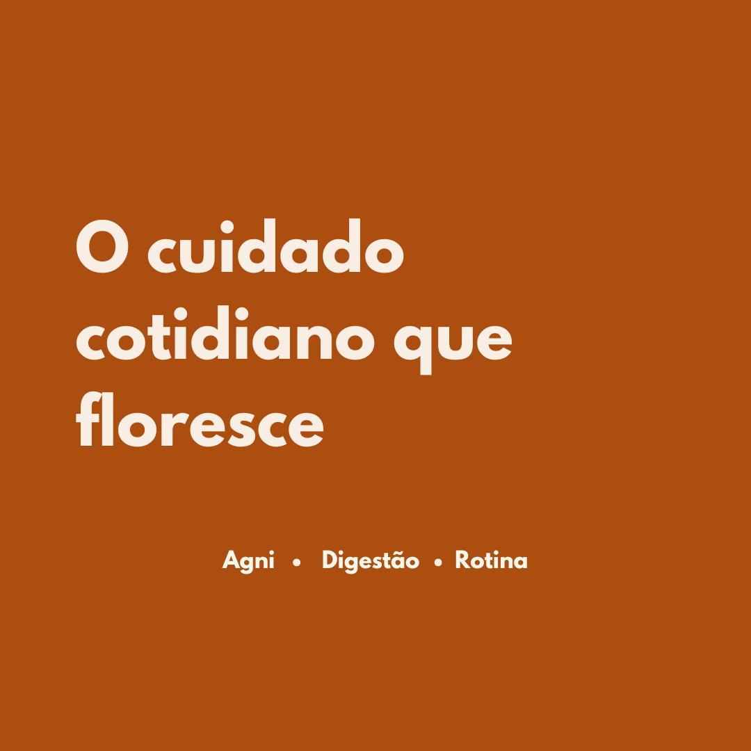 O cuidado cotidiano que floresce