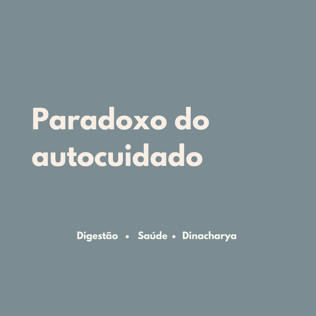 O corpo só absorve quando se sente seguro