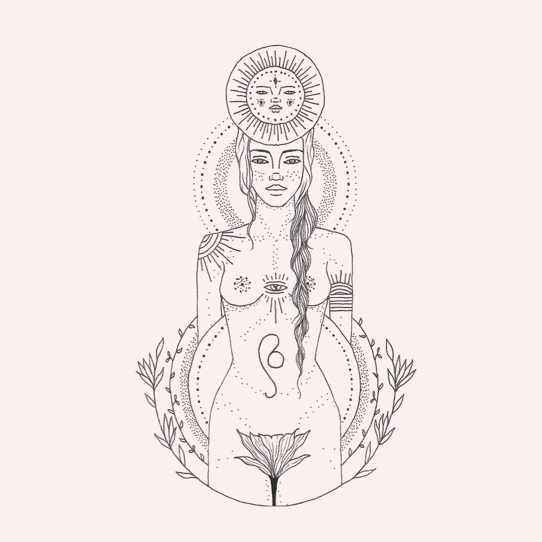 Conexão da mulher com a natureza