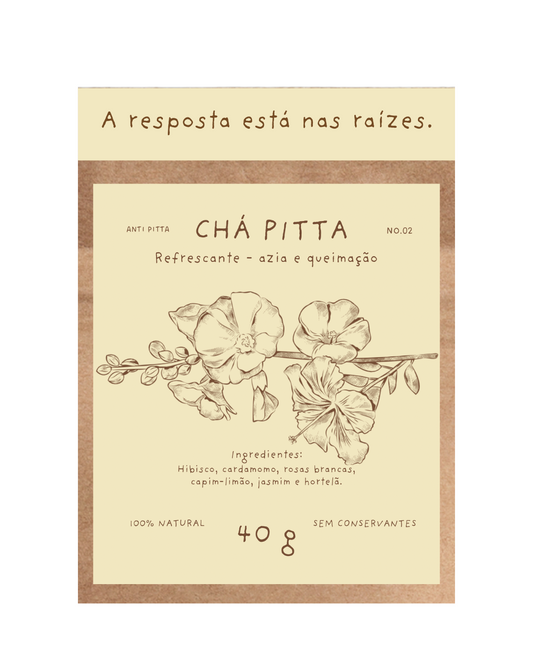 Chá Ayurvédico: Pitta - Refrescante (azia, queimação)