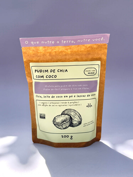 Pudim de Chia com Coco