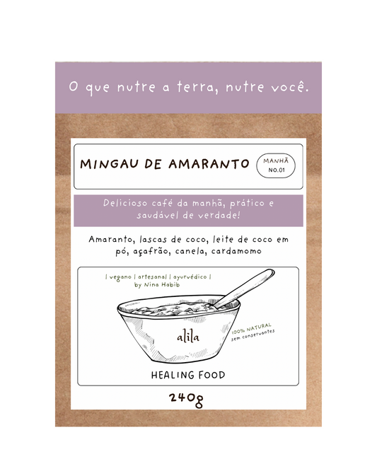 Mingau de Amaranto e Coco