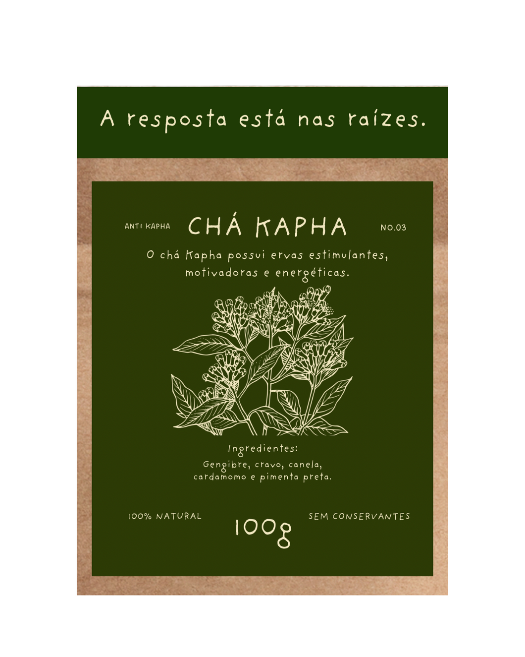 Chá Ayurvédico: Kapha (Energizante)