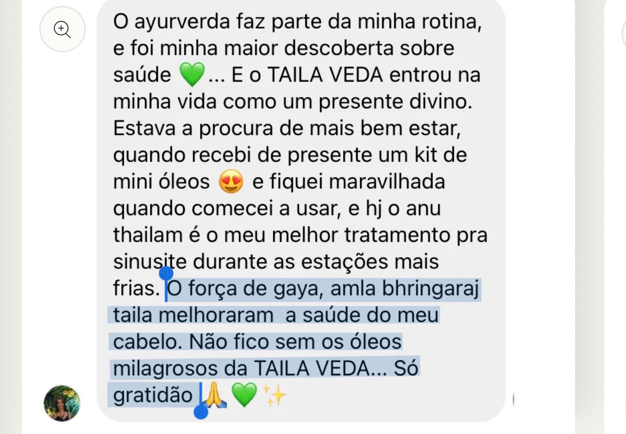 Óleo Força de gaya - Amla Bhringaraj
