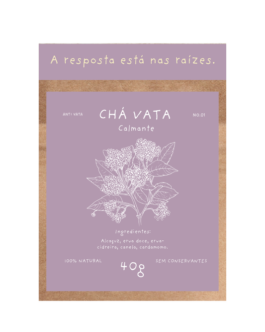 Chá Ayurvédico: Vata (Calmante)