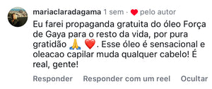 Edição Especial: Força de Gaya com óleo de gergelim!