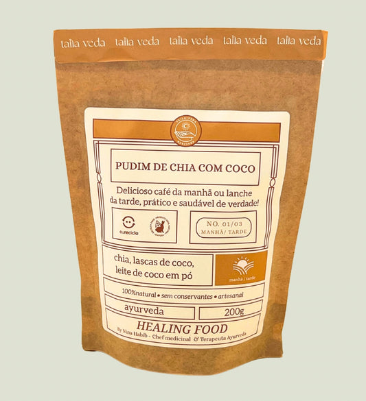Pudim de Chia com Coco