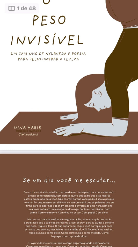 Peso invisível - livro digital