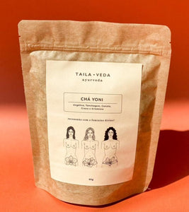 Chá Yoni 80g para menstruação e colica Taila Veda